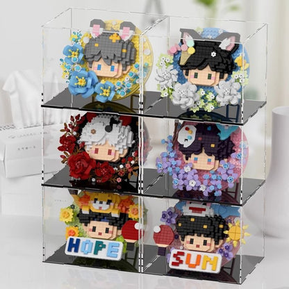 LaDS building block ornaments