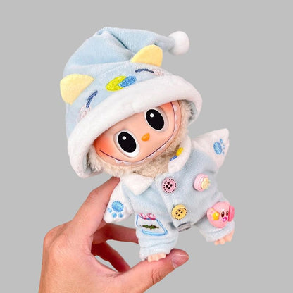 เครื่องประดับดอกไม้ Labubu เสื้อผ้า