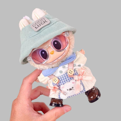 เครื่องประดับดอกไม้ Labubu เสื้อผ้า