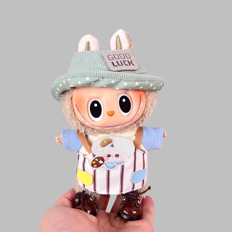 เครื่องประดับดอกไม้ Labubu เสื้อผ้า